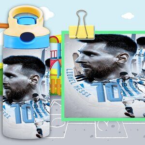 Soccer Kids Tumbler 12oz Messi